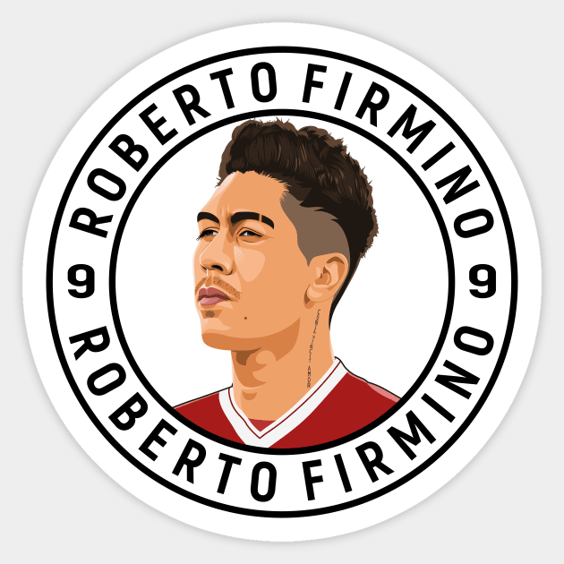 Bobby Firmino RF9 Sticker by Ades_194